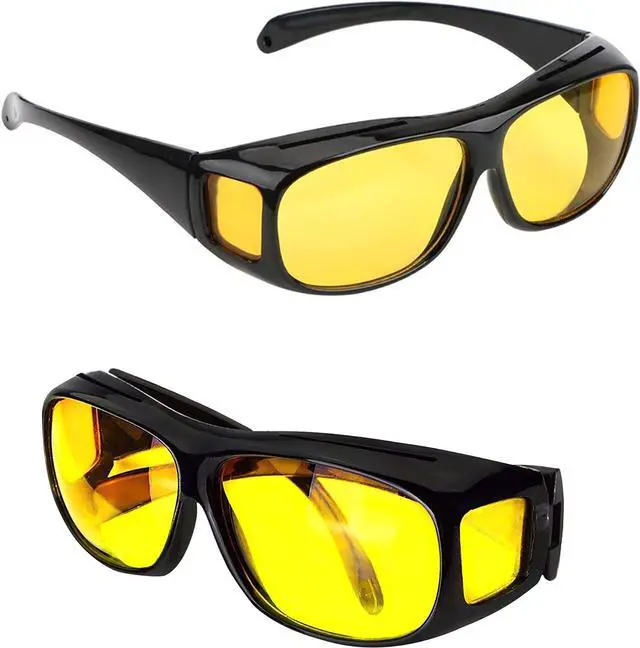 Alt view image 3 of 7 - HD Night Vision Wrap Around Sunglasses