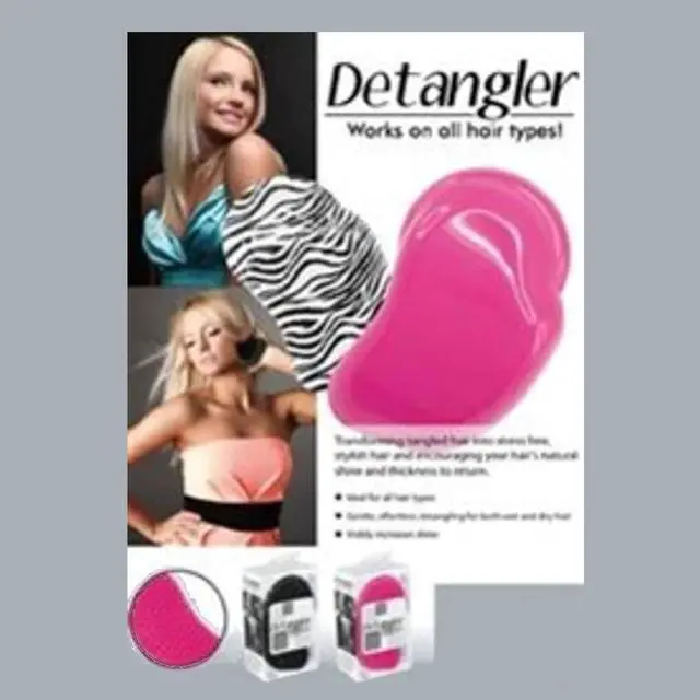 Alt view image 3 of 6 - Detangler Hair Detangler- Zebra Pattern