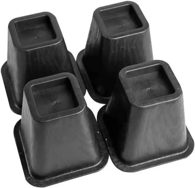 Alt view image 4 of 5 - TV Time Direct - 4 Pack-  Bed Risers for Hiatal Hernias, Gerd, Acid Reflux