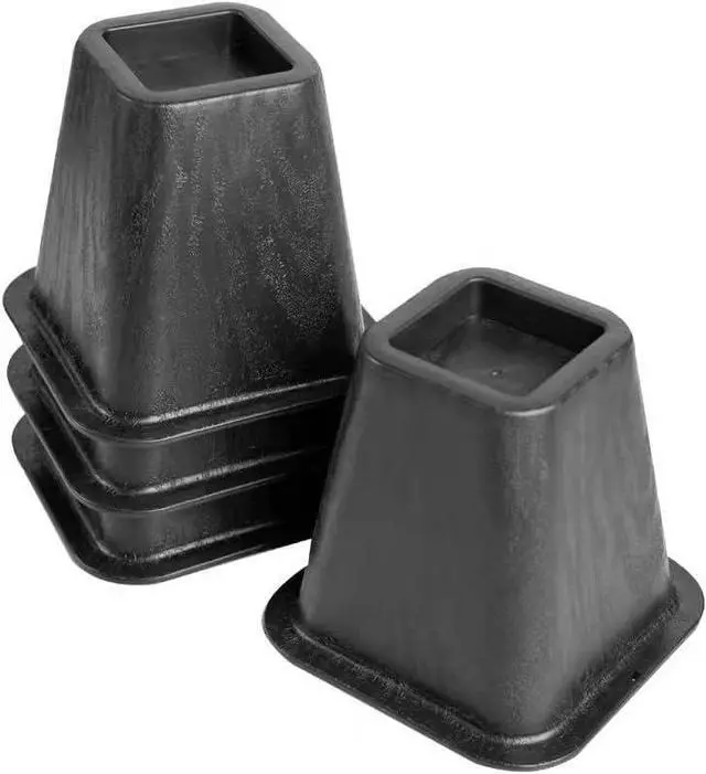 Alt view image 5 of 5 - TV Time Direct - 4 Pack-  Bed Risers for Hiatal Hernias, Gerd, Acid Reflux