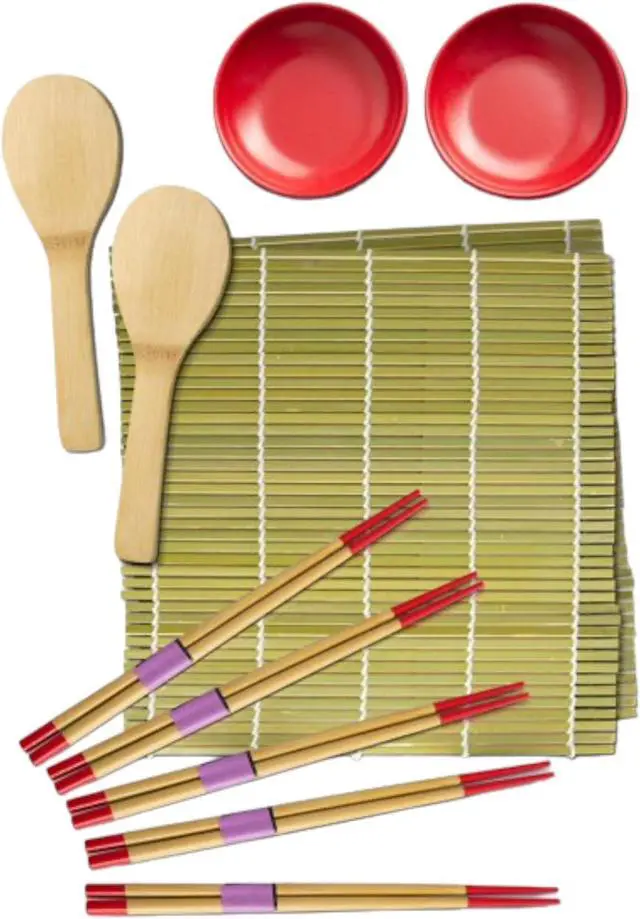 Alt view image 2 of 4 - Eternal Living - Sushi Making Kit- Traditional Bamboo Design