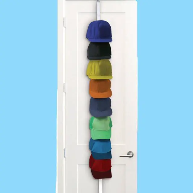 Alt view image 6 of 6 - Ideaworks Multipurpose Overdoor Organizer White JB6271