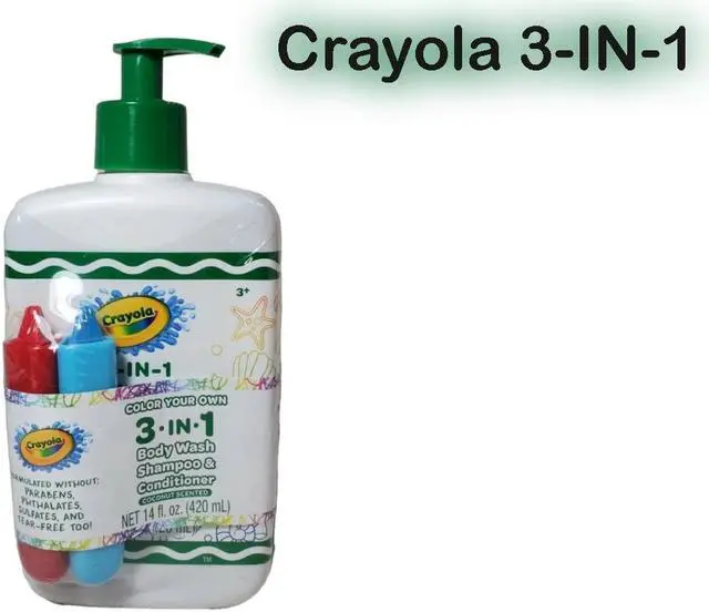 Alt view image 4 of 6 - 3-N-1 Color Your Own Body Wash, Shampoo & Conditioner Coconut Scent 14 fl.oz