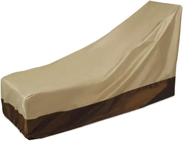 Alt view image 4 of 5 - Outdoor Chaise Cover -- Fits Most Standard Patio Chaise