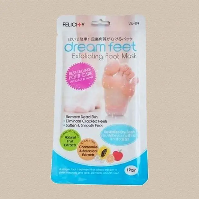 Alt view image 5 of 5 - Dream Feet Exfoliating Foot Mask (Two Pair)