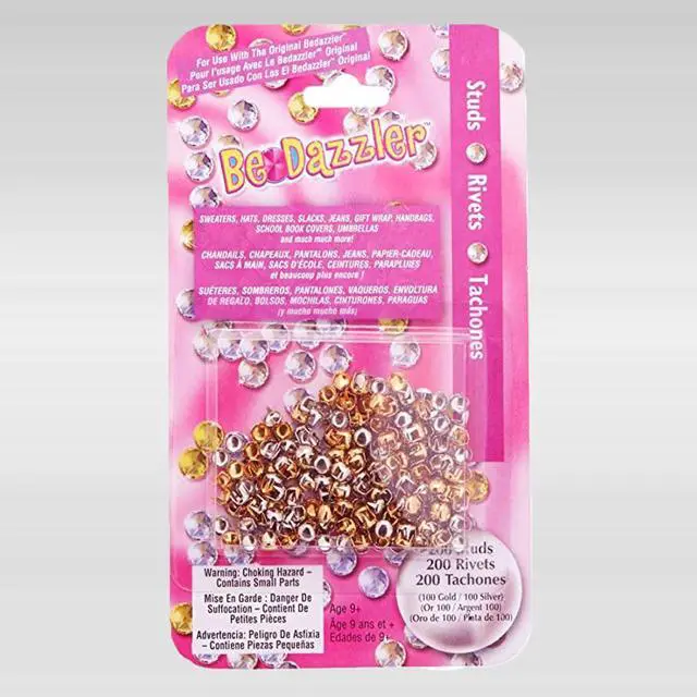 Alt view image 3 of 7 - Bedazzler Stud Refill Pack  200 Gold & Silver Pieces