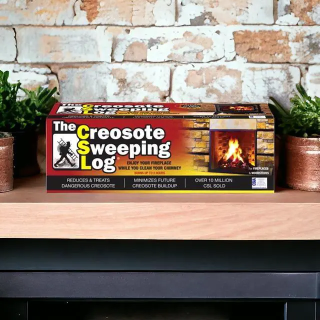 Alt view image 3 of 4 - Creosote Sweeping Log - Easy Solution for Clean Chimneys