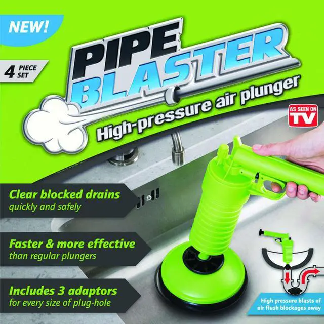 Alt view image 6 of 6 - Pipe Blaster High-Pressure Air Plunger