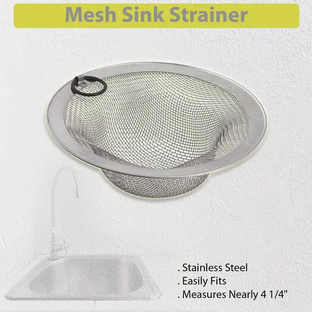 Alt view image 5 of 5 - Bulk Buys HP069-24 Mesh Sink Strainers - Pack of 24