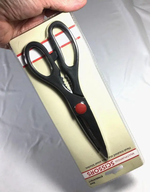 Alt view image 3 of 4 - 8.5" Kitchen Shears  - 3.5" Stainless Steel Blade Chef Cook