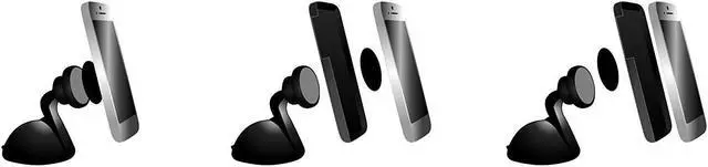 Alt view image 5 of 7 - HandiHolder- Universal Phone Mount- Black