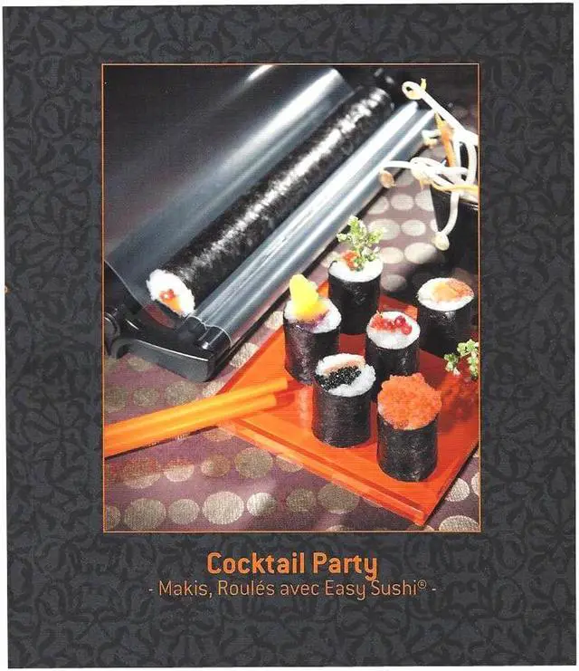 Main image of Legnoart Spicy Easy Sushi Recipe Book Cocktail Party