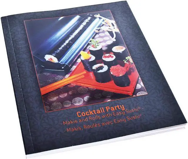 Alt view image 2 of 6 - Legnoart Spicy Easy Sushi Recipe Book Cocktail Party