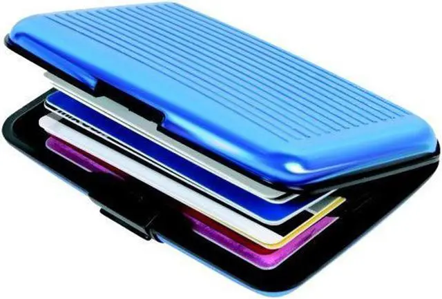 Alt view image 2 of 5 - Scan Safe Wallet - Ultimate Protection Against Identity Theft (Blue)