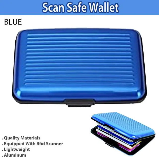 Alt view image 4 of 5 - Scan Safe Wallet - Ultimate Protection Against Identity Theft (Blue)
