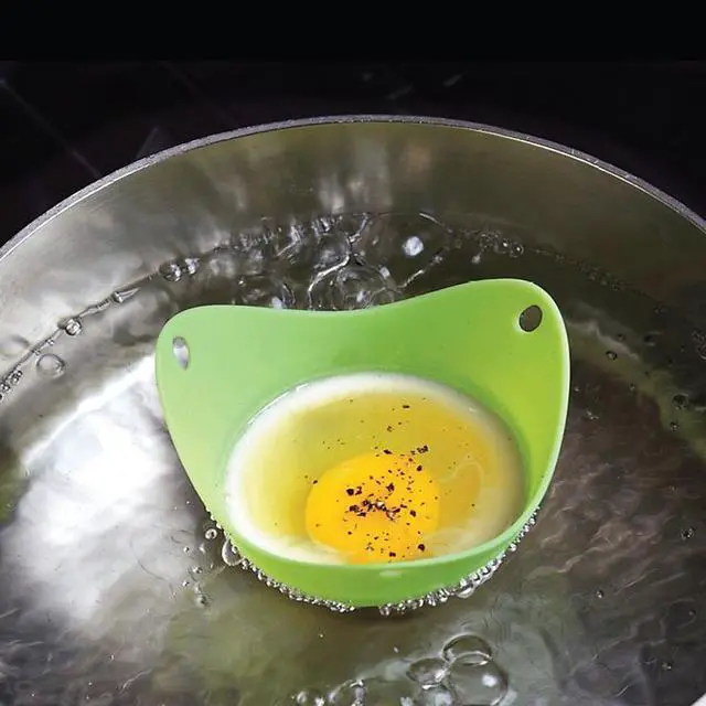 Alt view image 4 of 5 - Silicone Egg Poacher Pods - 8 ct. - Heat-Resistant Nonstick Cooking Cups for Eggs