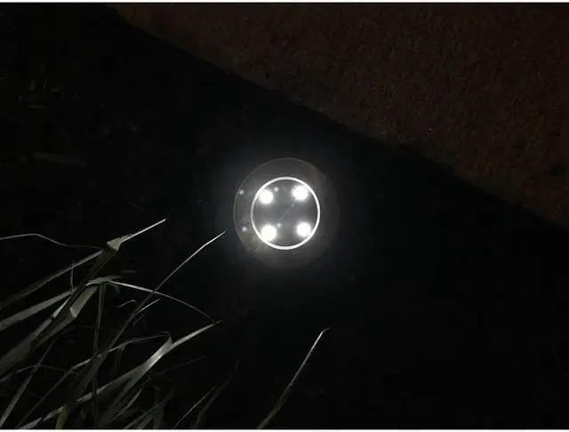 Alt view image 2 of 7 - Radiant Pathways Wireless Solar-Powered Pathway Lights  Set of 4