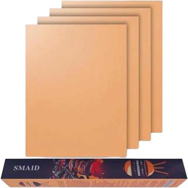 Alt view image 2 of 5 - Smaid - Copper Grill Mat - 4 Pack