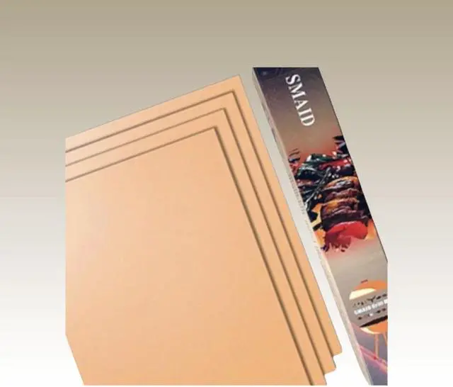 Alt view image 4 of 5 - Smaid - Copper Grill Mat - 4 Pack