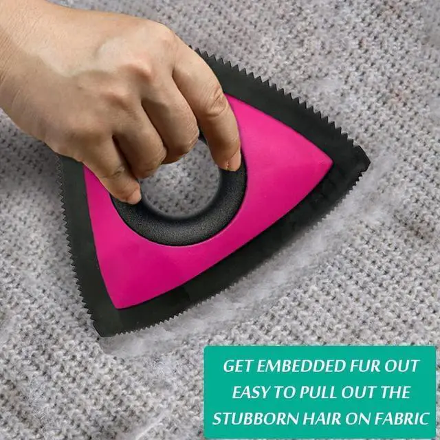 Alt view image 3 of 6 - Mini Pet Hair Detailer Reusable Fur Removal Brush Tool - Assorted Colors