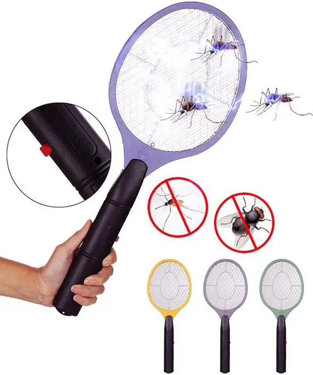 Alt view image 3 of 6 - Handheld Mosquito Zapper Racket in Various Colors