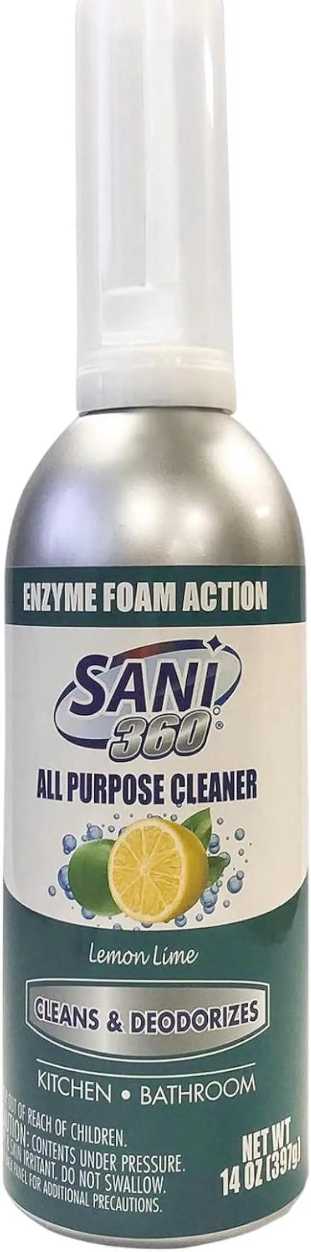 Main image of Sani 360 Multipurpose Cleaner - Lemon Lime Scent - 14 oz.