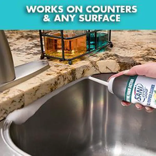 Alt view image 2 of 4 - Sani 360 Multipurpose Cleaner - Lemon Lime Scent - 14 oz.