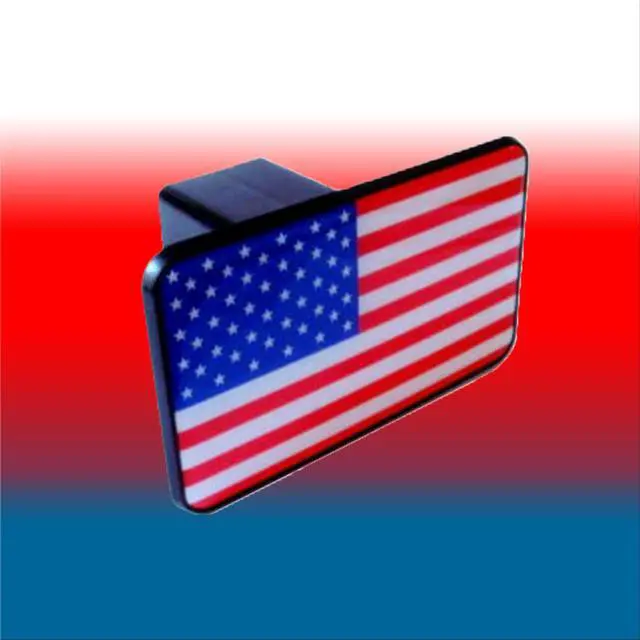 Alt view image 4 of 5 - Truck Tails - Trailer Hitch Receiver Cover - USA Flag