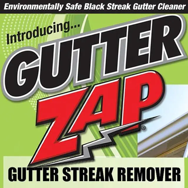 Alt view image 6 of 6 - Gutter Zap Environmentally Safe Black Streak Residential, 32 fl oz. (1 Quart)
