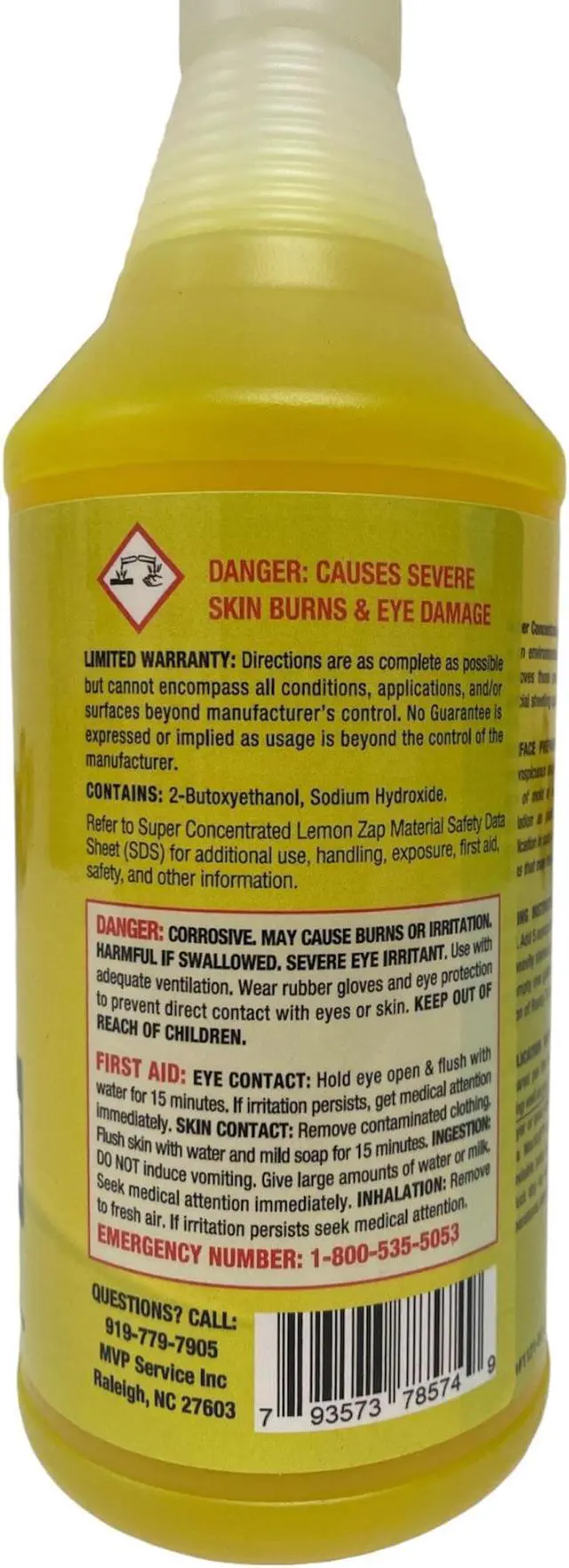 Alt view image 3 of 4 - Lemon Gutter Zap Environmentally Safe Black Streak Gutter Cleaner, 32 fl oz.
