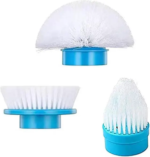 Alt view image 2 of 4 - Fityle 3 x Turbo Scrub Electric Cleaning Brush Head Cleaner Bathroom Kit