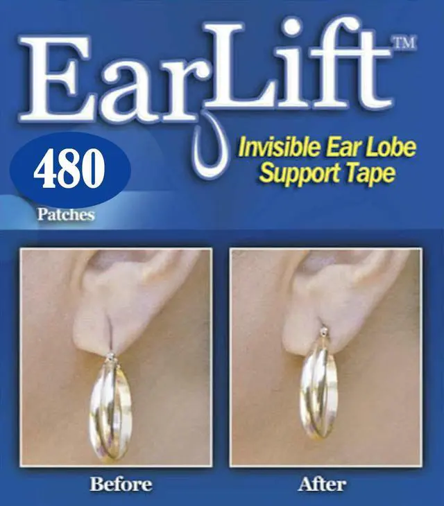 Alt view image 2 of 3 - Earlift Earring Support Patches - 8 Pack (480 patches)