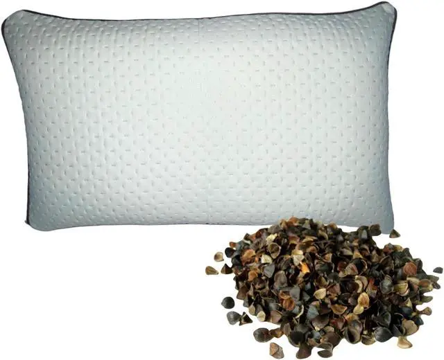 Alt view image 5 of 6 - SobaMakura Buckwheat Pillow - The Original SobaMakura Buckwheat Pillow - White