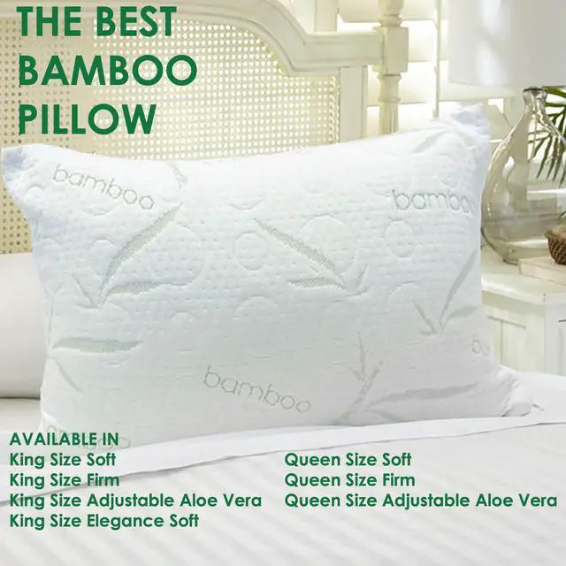 Alt view image 3 of 3 - The Best Bamboo Pillow (King-Firm) - 36 in. x 19 in.