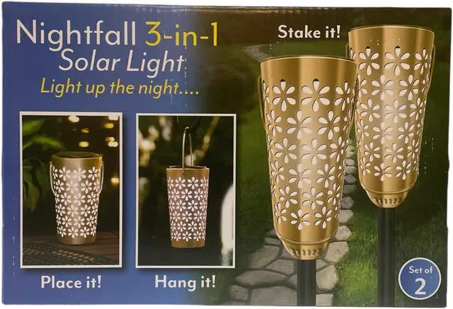 Alt view image 6 of 6 - Night Fall 3 in 1 Solar Light