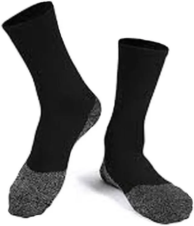 Alt view image 2 of 4 - Cozy Toes High-Heat Thermal Winter Socks - Black - Small/Medium