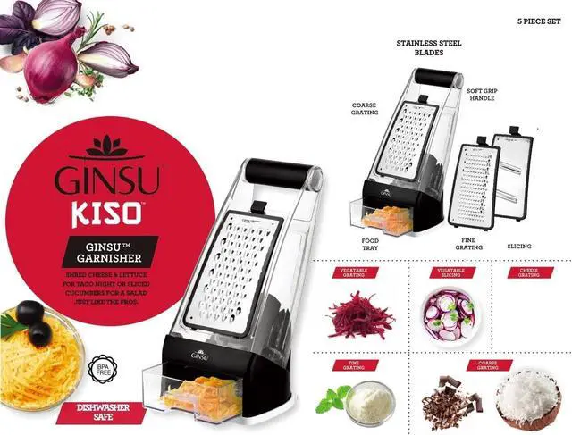 Alt view image 5 of 7 - Ginsu Multi-Purpose Grater/Slicer