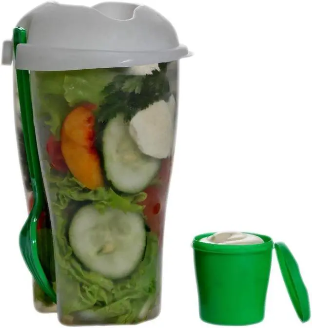 Main image of Salad Fresh To Go: Salad Container with Dressing and Fork