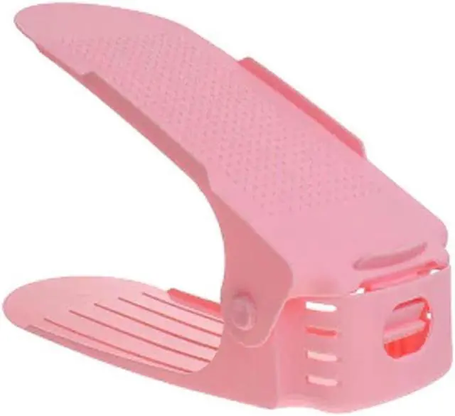Alt view image 5 of 5 - Shoe Double Decker - Efficient Space-Saving Organizer- Pink