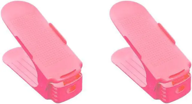 Main image of Shoe Double Decker - Efficient Space-Saving Organizer- Pink - 2 Pack