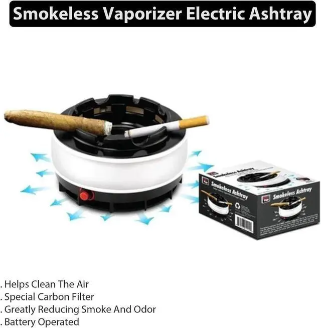 Alt view image 4 of 5 - Smokeless Vaporizer Electric Ashtray - Innovative Odor Control