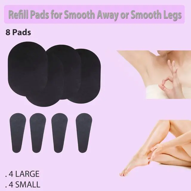 Alt view image 5 of 7 - Refill Pads for Smooth Away or Smooth Legs - 8 Pads