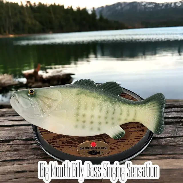 Alt view image 2 of 2 - Funny Electronic Pets, Can Singing Movable Fish Music Box Toy, Plastic Simulation Fish with Singing