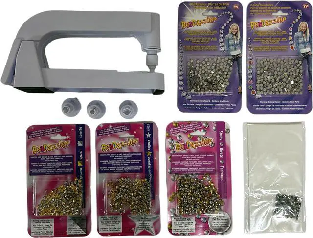 Alt view image 5 of 6 - Bedazzler DELUXE MEGA SET: The Ultimate Rhinestone and Stud Setting Machine Kit