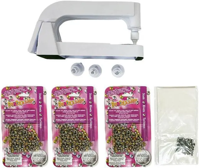 Alt view image 5 of 5 - Bedazzler DELUXE - Gold & Silver Stud Kit - 600 Gold & Silver Studs