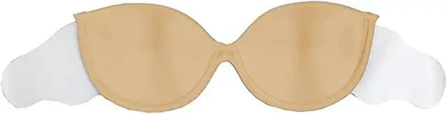 Alt view image 2 of 3 - Backless, Strapless Invisible Bra With Adhesive Wings - Size A- Beige