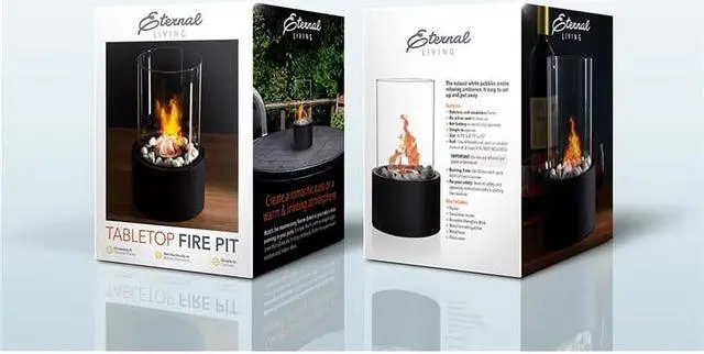 Alt view image 5 of 5 - Eternal Living Portable Tabletop Fire Pit - Perfect for Gatherings