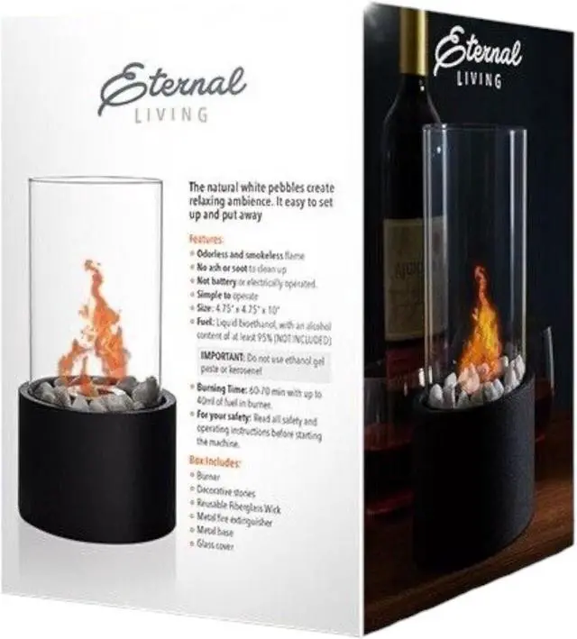 Main image of Eternal Living Portable Tabletop Fire Pit - Perfect for Gatherings