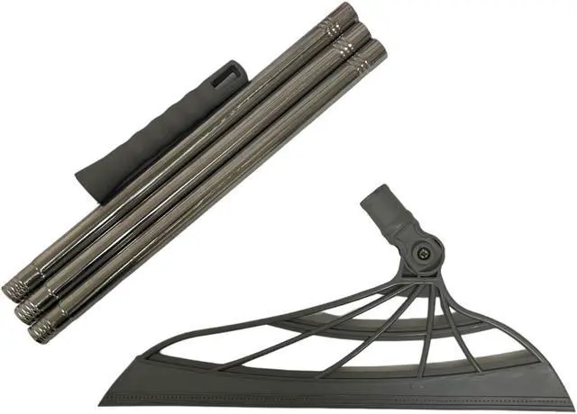 Alt view image 3 of 5 - Magic Sweep Broom 2-in-1: Efficient 180° Cleaning with Rotating Silicone Head