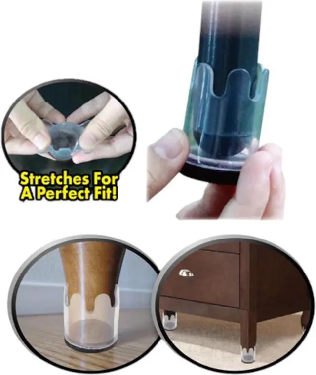 Alt view image 3 of 4 - Furniture Guard Pro - Large  (1 3/8" to 1 5/8") - Set of 8 Protective Pads